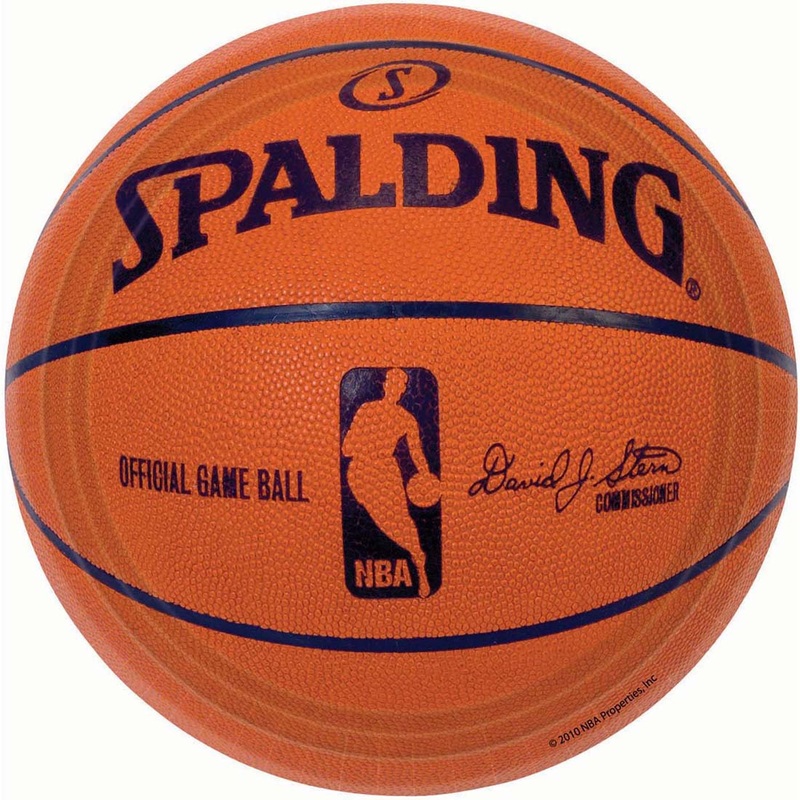 Spalding Basketball Party Decorations & Supplies 18 of 9" Round Plates