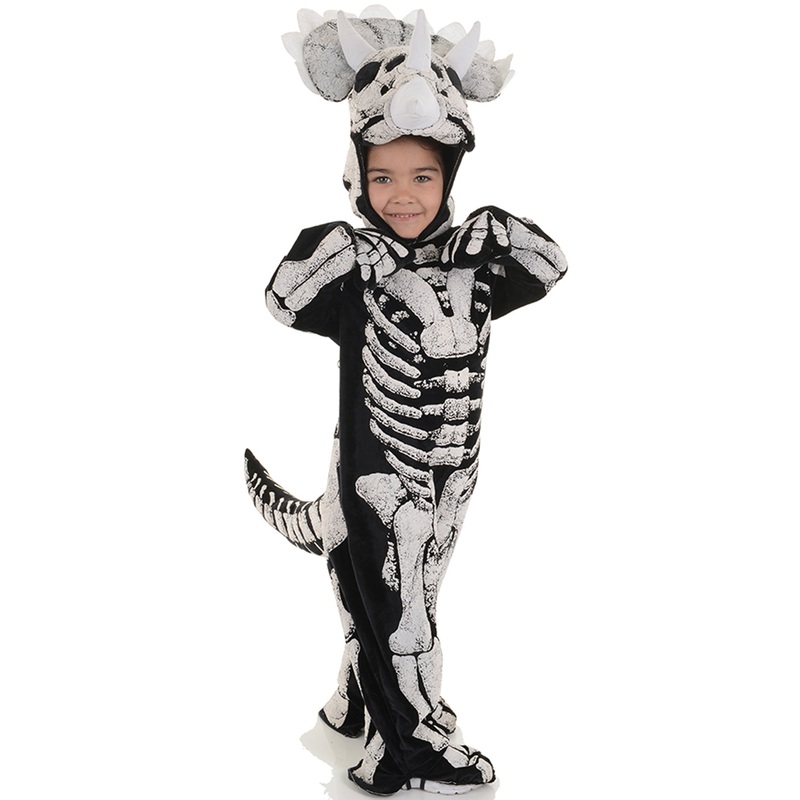 Triceratops Fossil Toddler Childs Halloween Costume Small