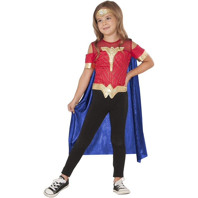 Wonder Woman Girls Child Costume Top OS