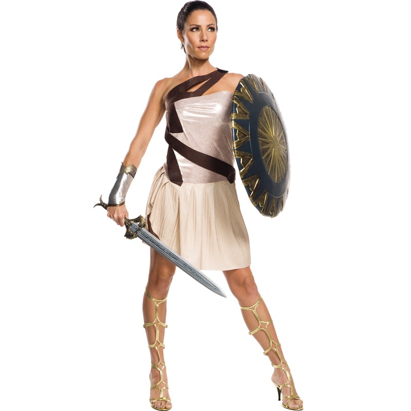 Wonder Woman Womens Deluxe Beach Battle Wonder Woman Costume S