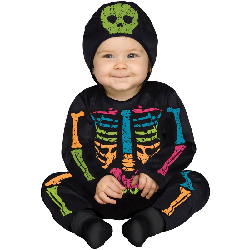 Baby Bones Skeleton Toddler Halloween Costume L(12-16 months)