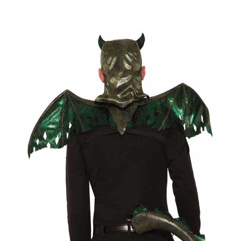 Green Dragon Adult Costume Wings Adult One Size