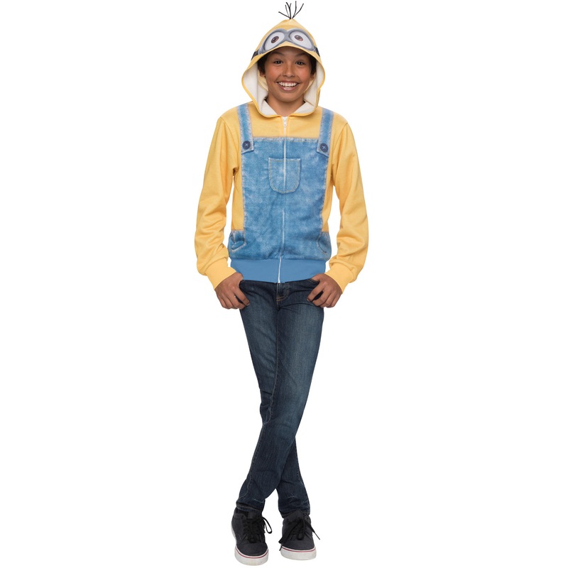 Minion Teen Zip Up Hoodie Teen Standard