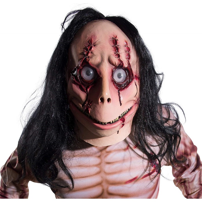 Screen Stalker Adult Momo Latex Mask Adult One Size