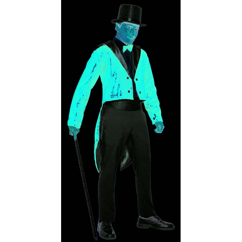 Sequin Adult Tailcoat Jacket Red
