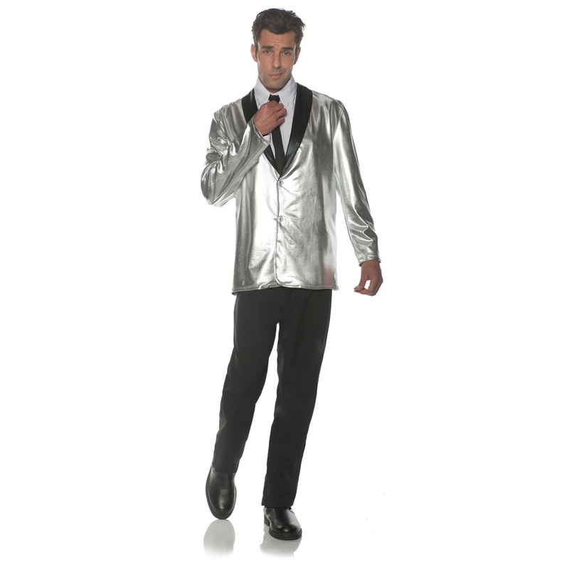 Sliver Doo Wop Mens Adult 50S Costume Jacket Adult One Size