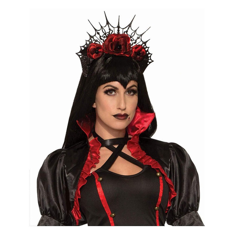Vampire Dark Rose Adult Headband Adult One Size