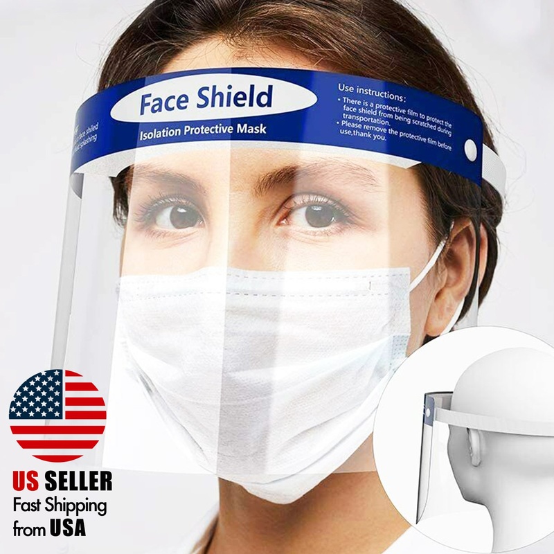 Work Safety Full Face Shield Mask 2pcs