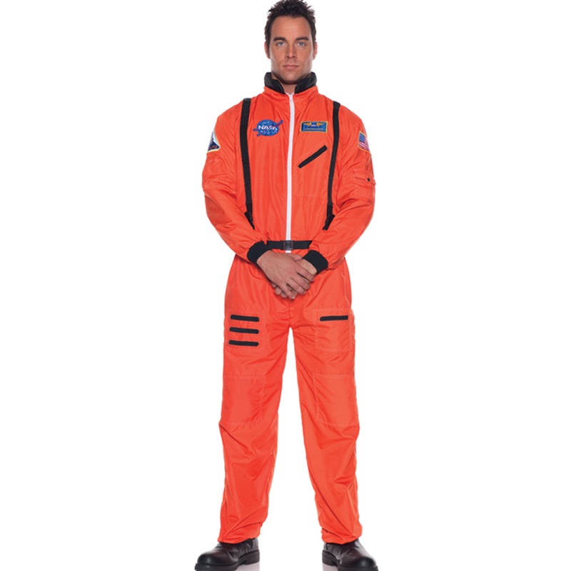 Astronaut Orange Costume Teen