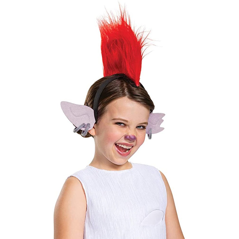 Barb Girls Rainbow Trolls Light Up Headpiece Child One Size