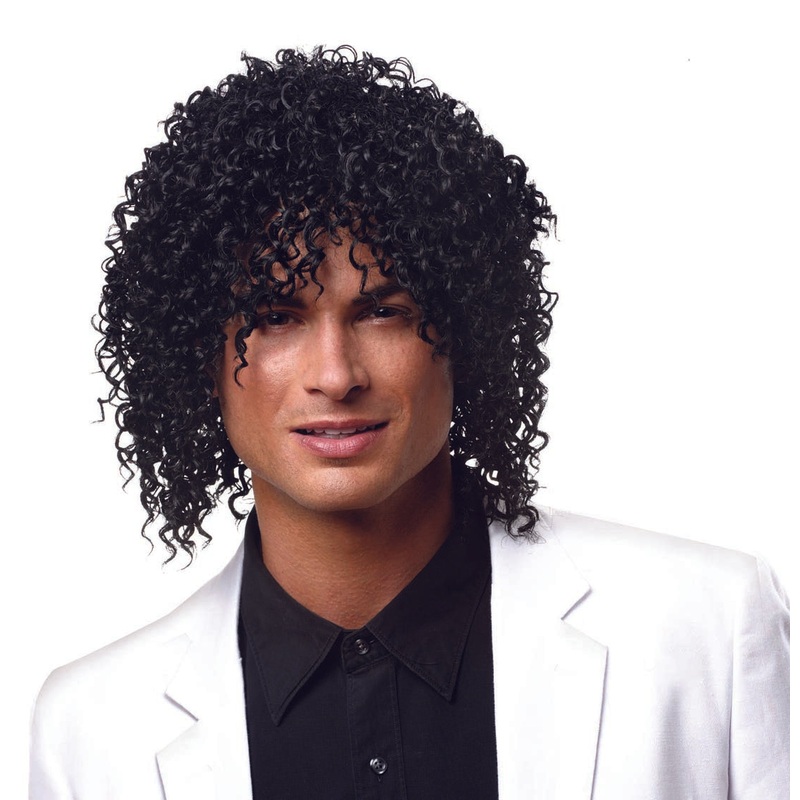 Black Shabba Adult Lionel Richie Costume Wig Adult One Size