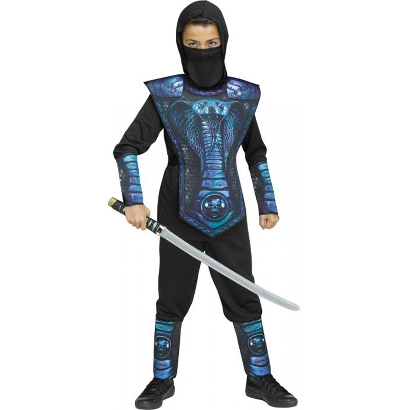 Blue Cobra Ninja Child Costume Child Medium