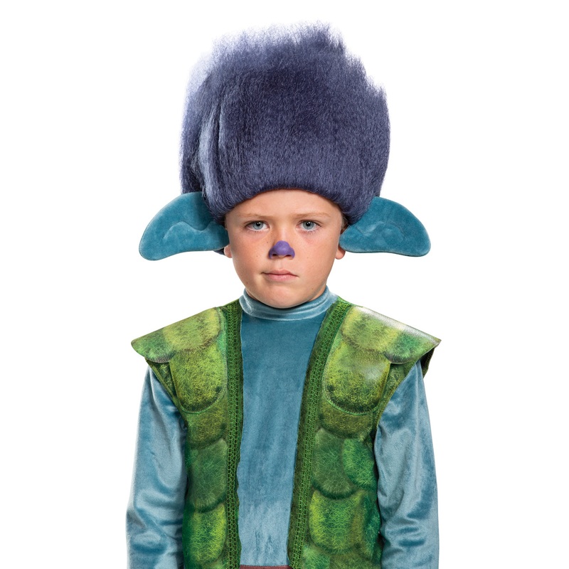 Branch Boys Trolls 2 World Tour Wig Child One Size