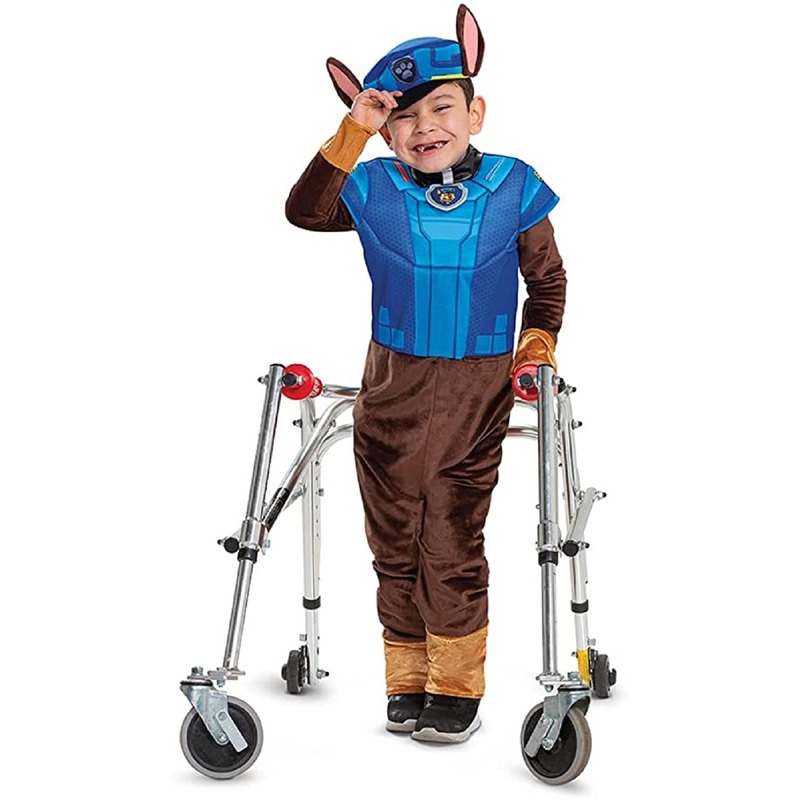 Chase Paw Patrol Wheelchair Adaptive Costume Toddler 3T-4T