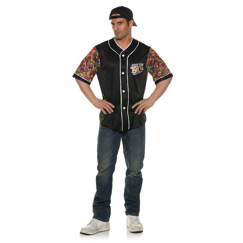 Chillin Mens 90s Hip Hop Costume Baseball Jersey Mens OS