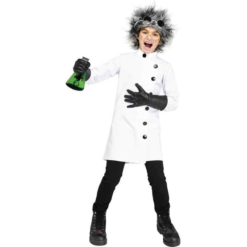 Crazed Scientist Boys Costume Medium (8-10)