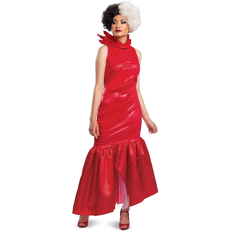 Cruella Live Action Womens Red Costume Womens Medium 8-10