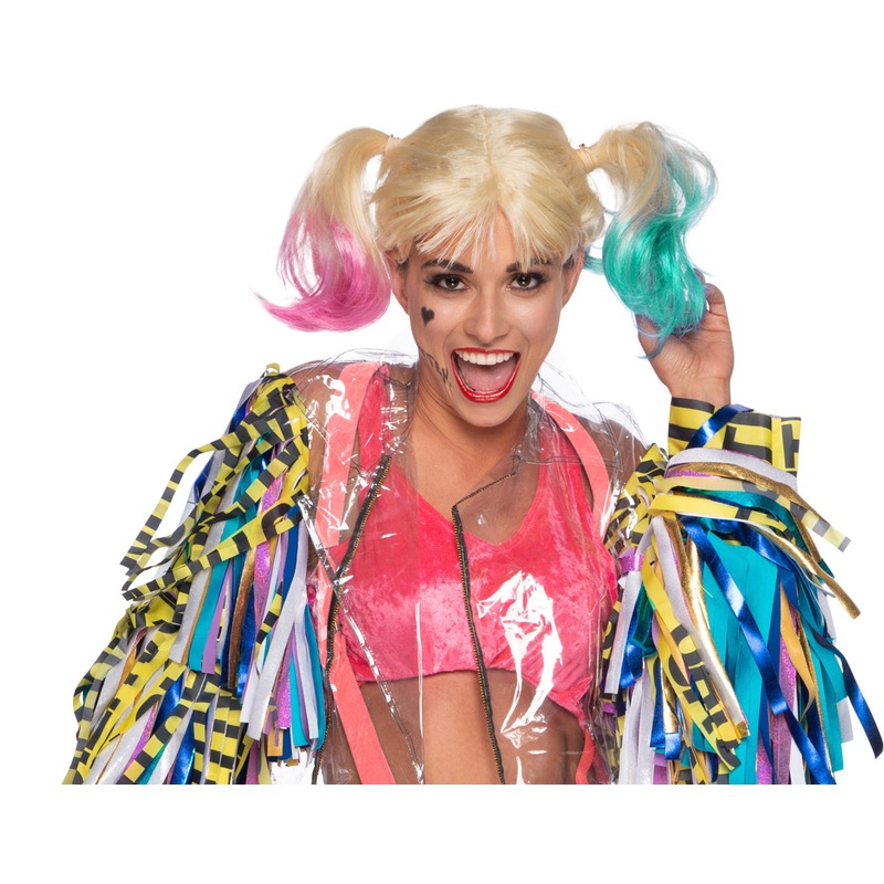Harley Quinn Adult Birds of Prey Wig Adult One Size