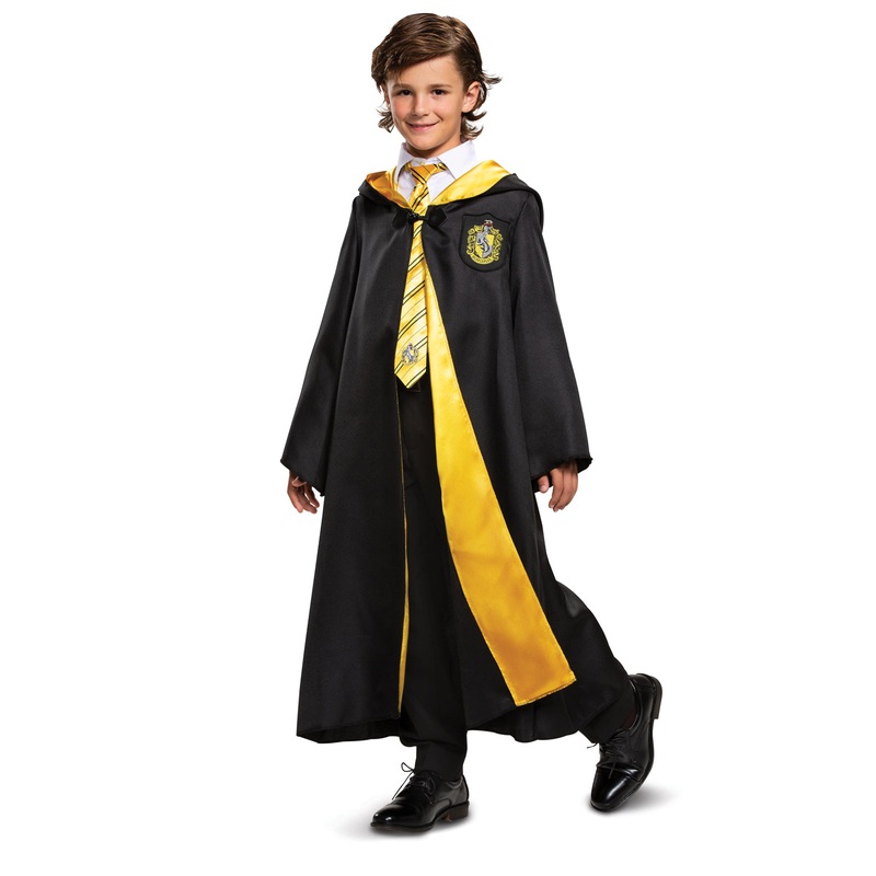 Hufflepuff Boys Harry Potter Deluxe Robe Child S 4-6