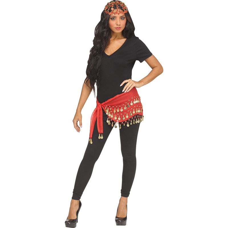 Mystic Gypsy Belly Dancer Womens Sash Purple