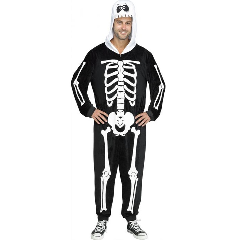 Skeleton Squad Adult Costume Jumpsuit Adult Large