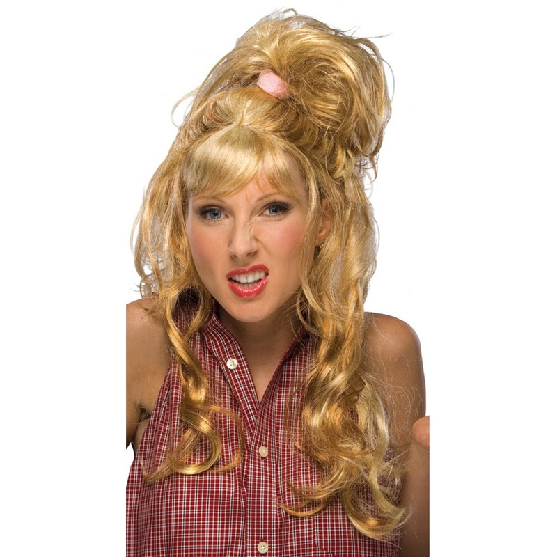 Trailer Trixie Blonde Pig Tail Womens Wig Adult One Size