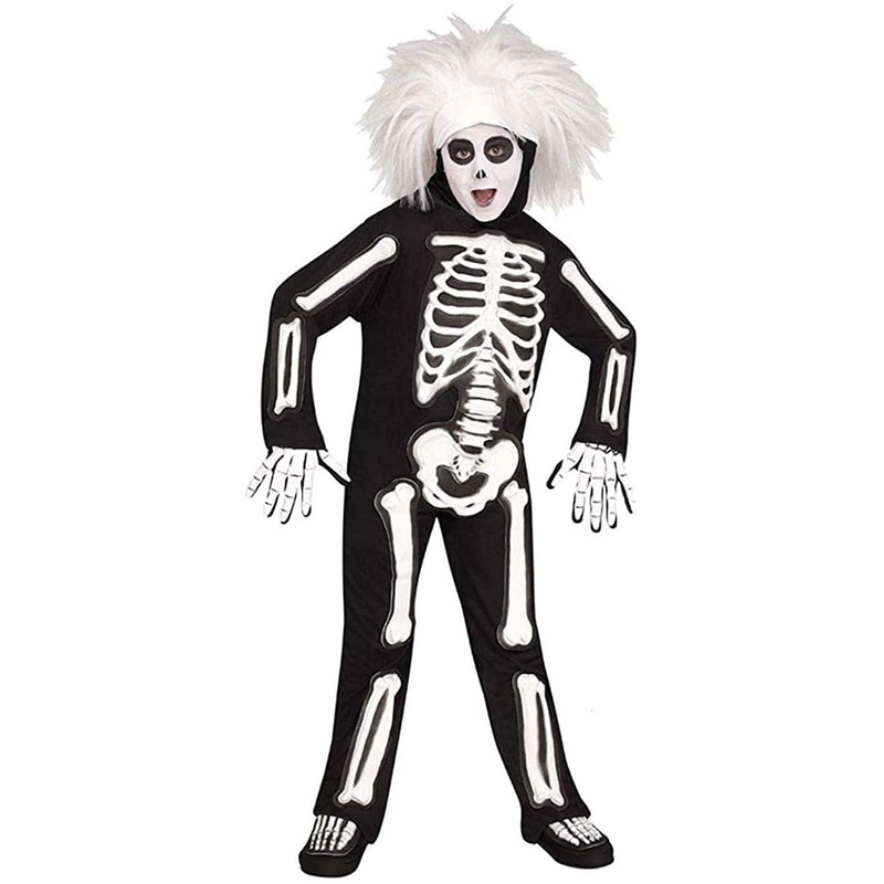 Beat Boy Child Skeleton Snl Costume Medium 8-10