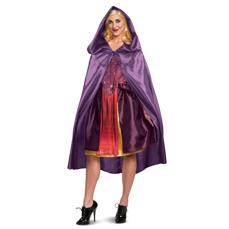 Sarah Womens Hocus Pocus Cape Adult One Size