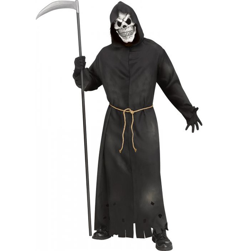 Skull Reaper Mens Costume Adult One Size
