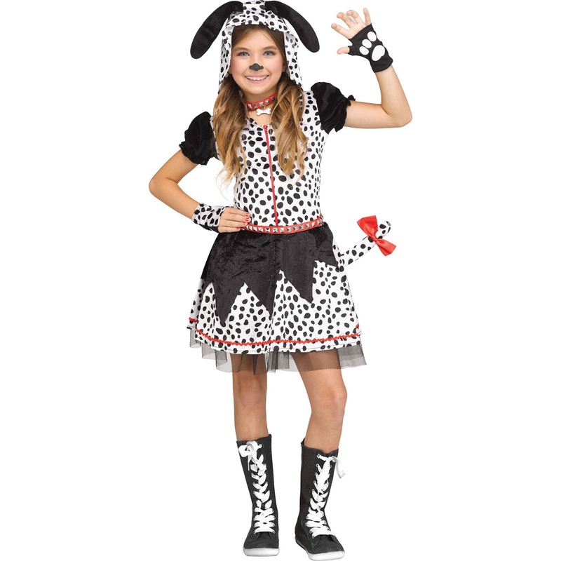 Spotted Sweetie Girls Child Dalmatian Costume Extra Large 14-16