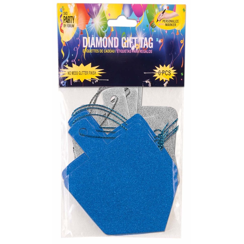 6 Piece Chanukah Dreidel Star Gift Tags 6 Pack