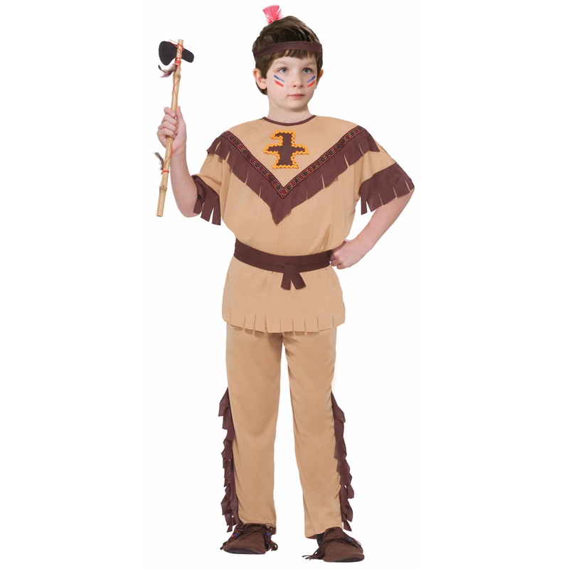 Brave Warrior Child Indian Costume Small