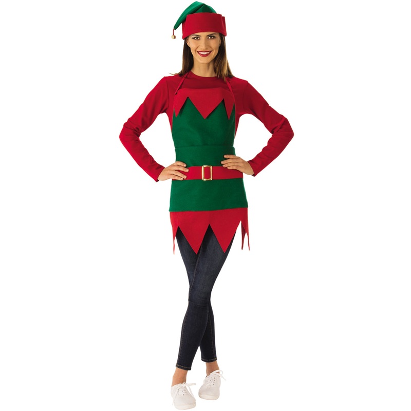 Elf Adult Christmas Apron Adult One Size