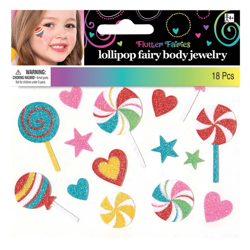 Lollipop Child Costume Body Jewelry Child One Size