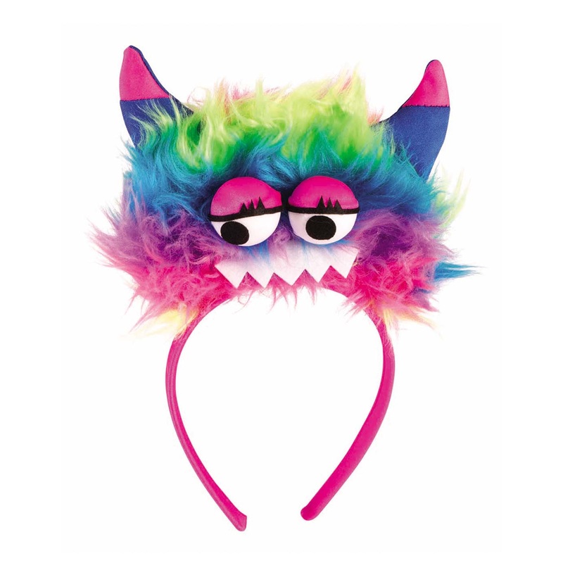 Monster Headband With Gloves Costume Set Adult One Size