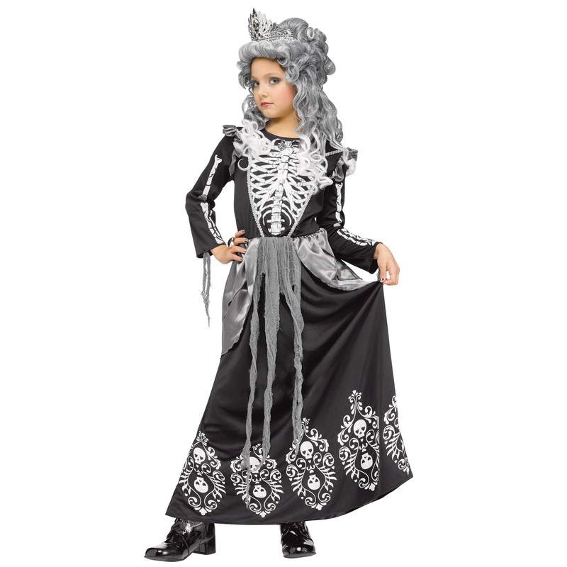 Skeleton Queen Child MEDIUM 8-10