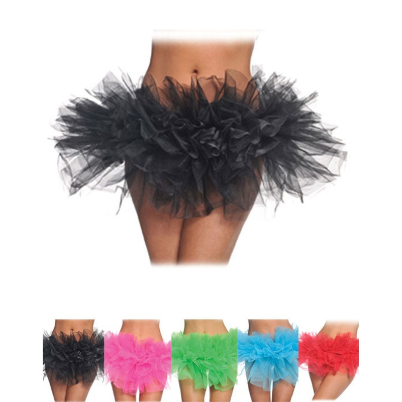 Black Tulle Ballet Petticoat Tutu Skirt OS