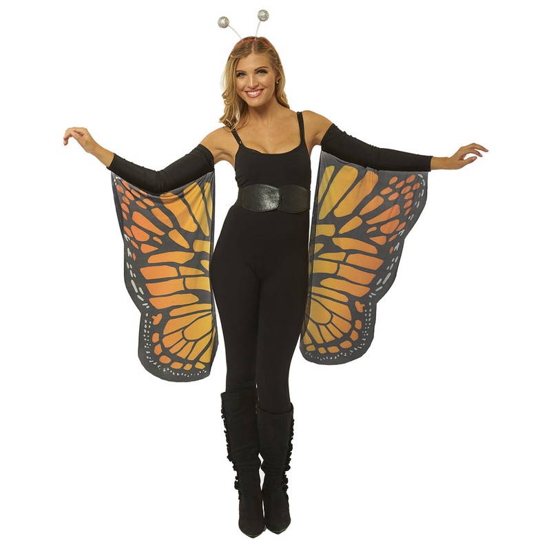 Butterfly Womens Adult Costume Arm Sleeves Adult One Size