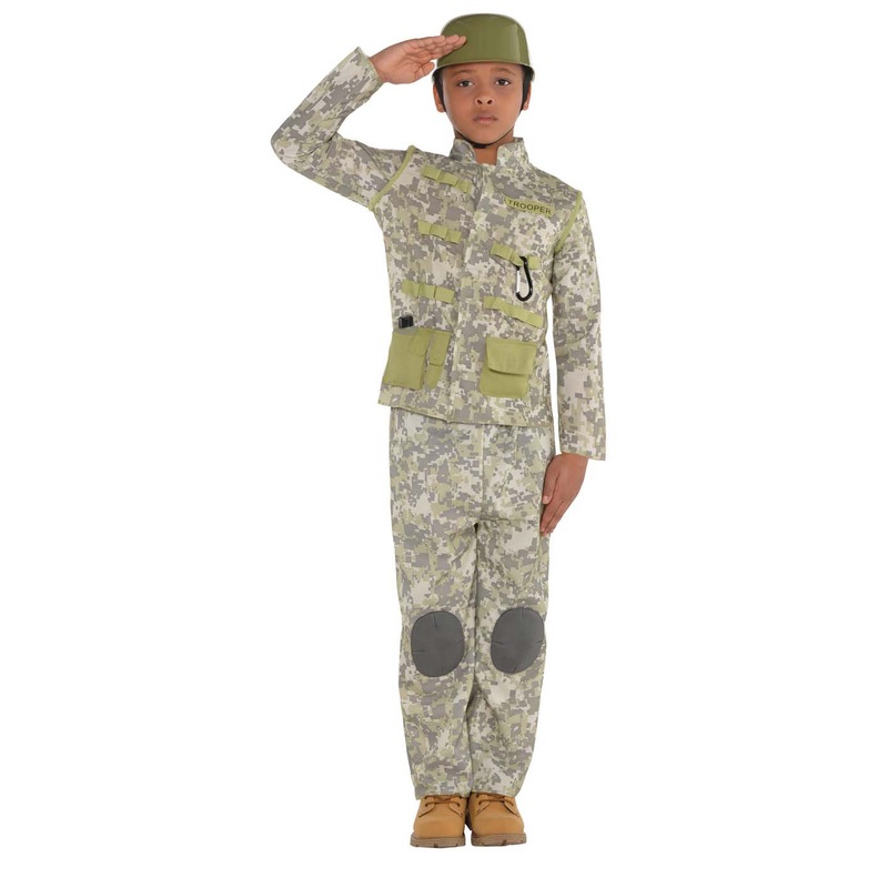 Combat Soldier Child Costume Child Large