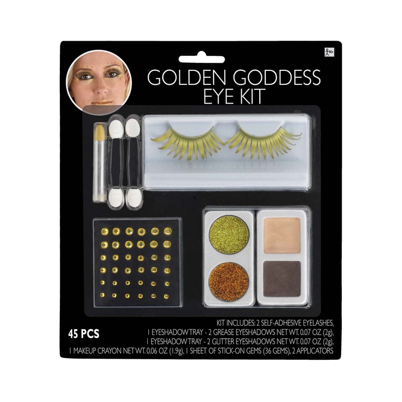 Golden Goddess Adult Eye Makeup Kit Adult One Size