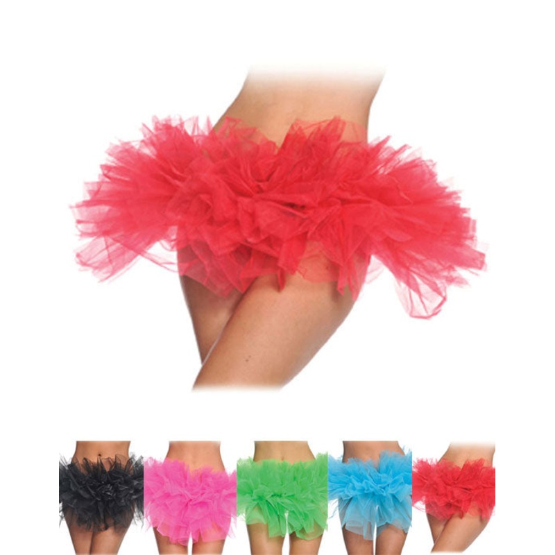 Red Tulle Ballet Petticoat Tutu Skirt OS