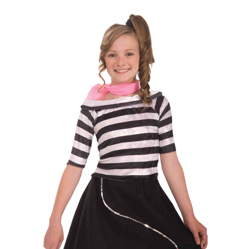 Sock Hop Child Costume Top Child Extra Large