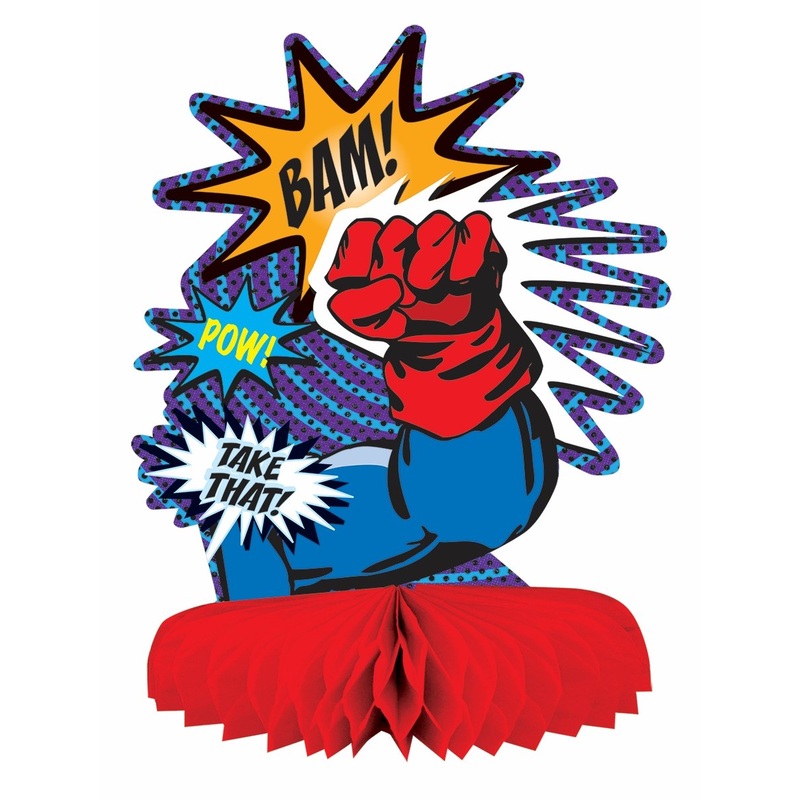 Superhero Party Decoration Kit 10 Piece