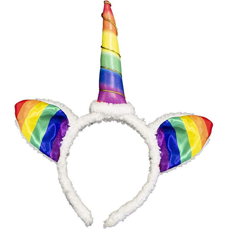 Unicorn Rainbow Rubies Pride Adult Costume Horn Adult One Size