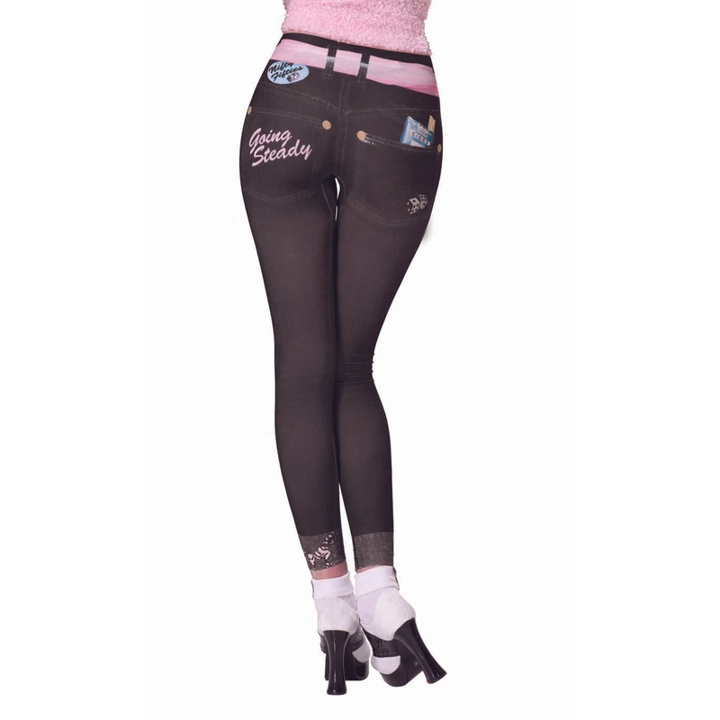 50s Adult Jean Leggings Adult Extra Small/Small