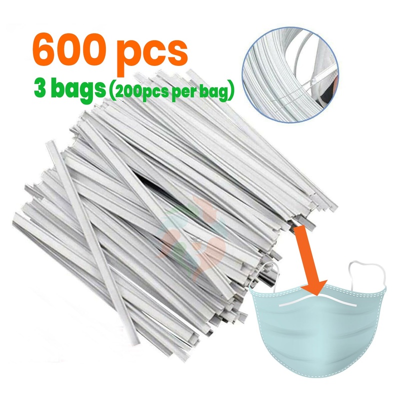 [600pcs] Nose Bridge Wire Brackets DIY-5MM Approx 3.75-4 inch pre-cut