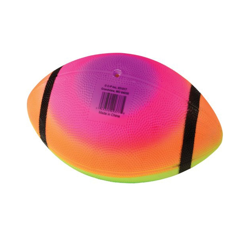 9 Inch Rainbow Toy Footaballs-12 Pieces 9 Inches