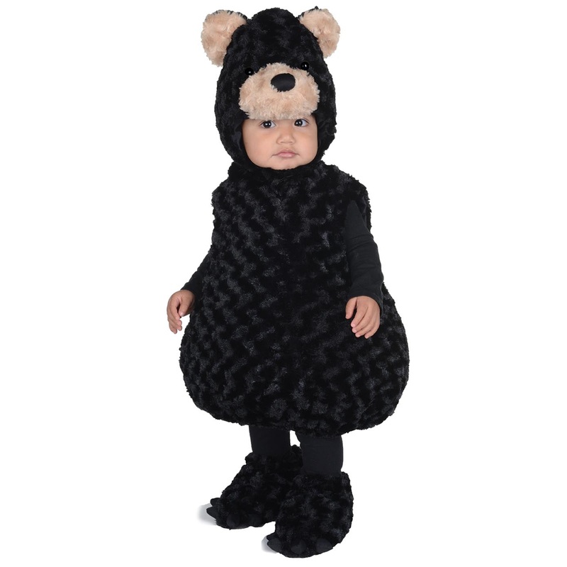 Black Bear Belly Babies Toddler Costume L