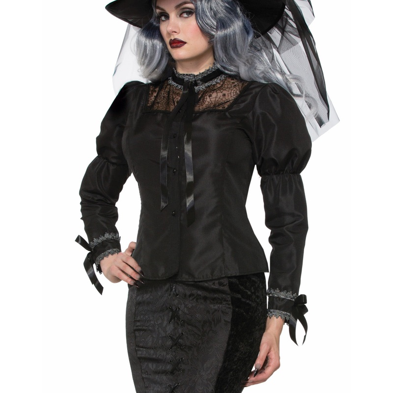 Black Witches Wizard Blouse Standard (Std)
