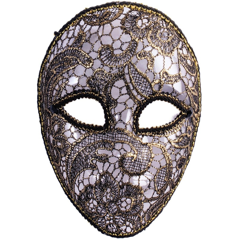 Lacey Gold Adult Mask Adult One Size